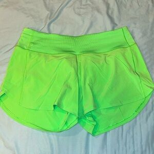 Brand new lime green shorts